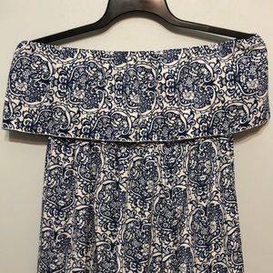 Strapless beach dress